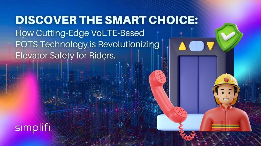 VoLTE-based POTS technology modernizing elevator emergency phones