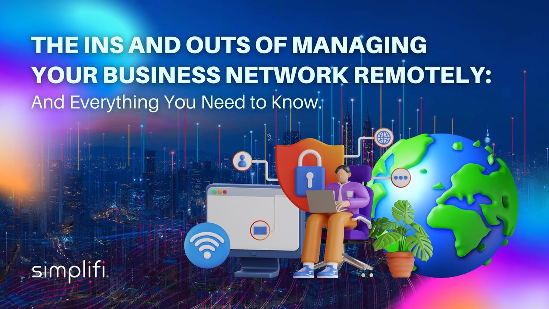 Managing a business network remotely