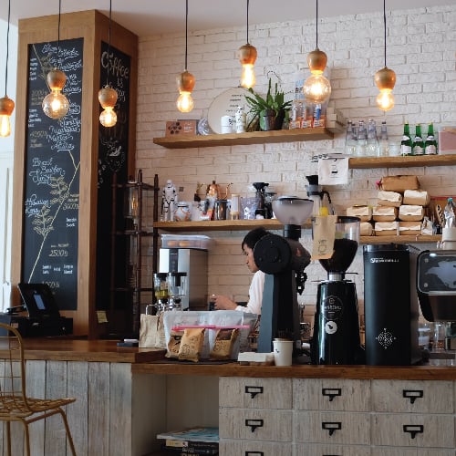 Small business coffee shop